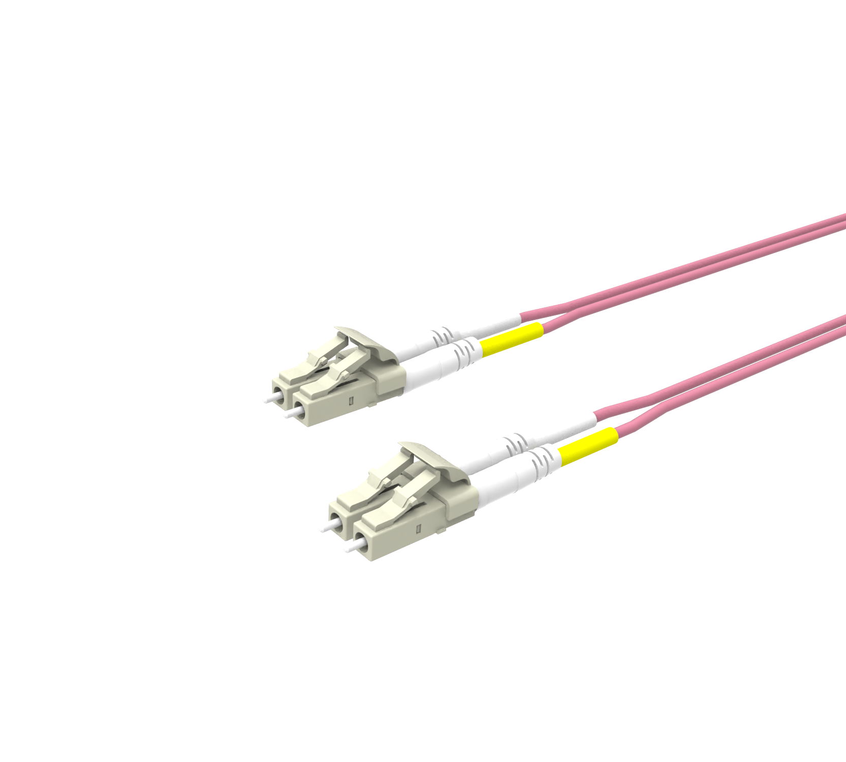 LC-LC fiber patch cord with short boots